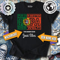 Beste Papa der Welt (GER) Personalisierbares Modell T-Shirt