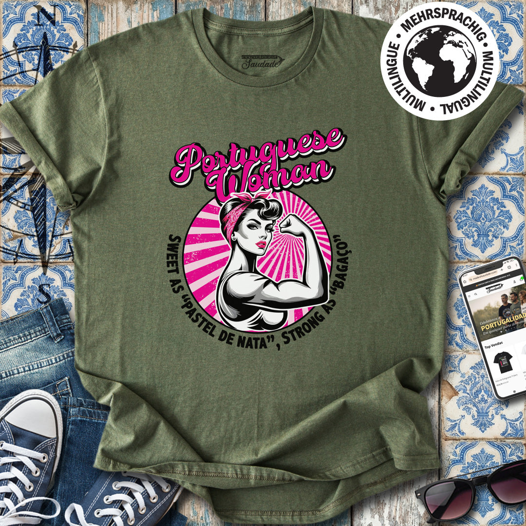 Portuguese Woman Sweet Strong (ENG) T-Shirt