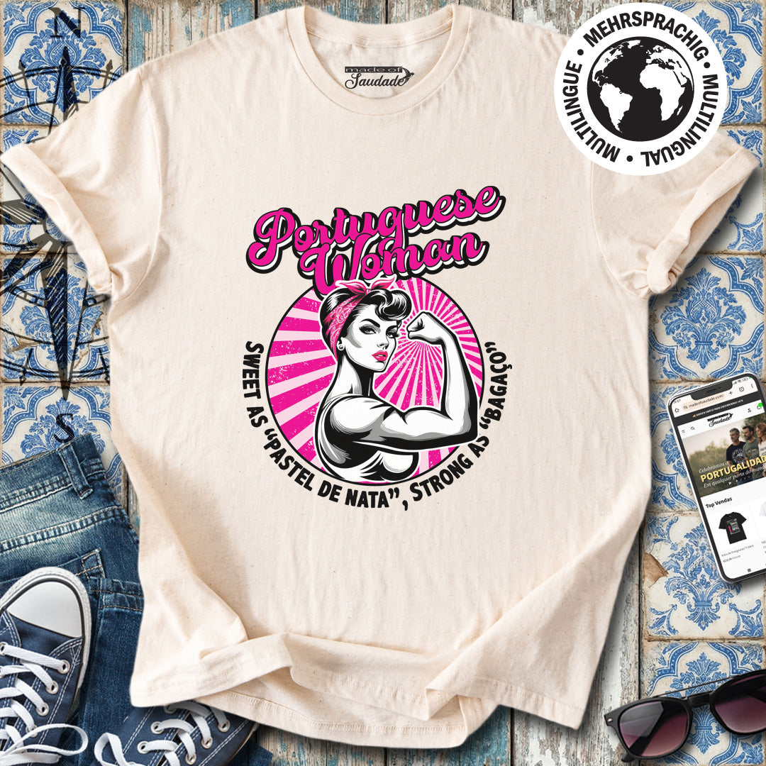 Portuguese Woman Sweet Strong (ENG) T-Shirt