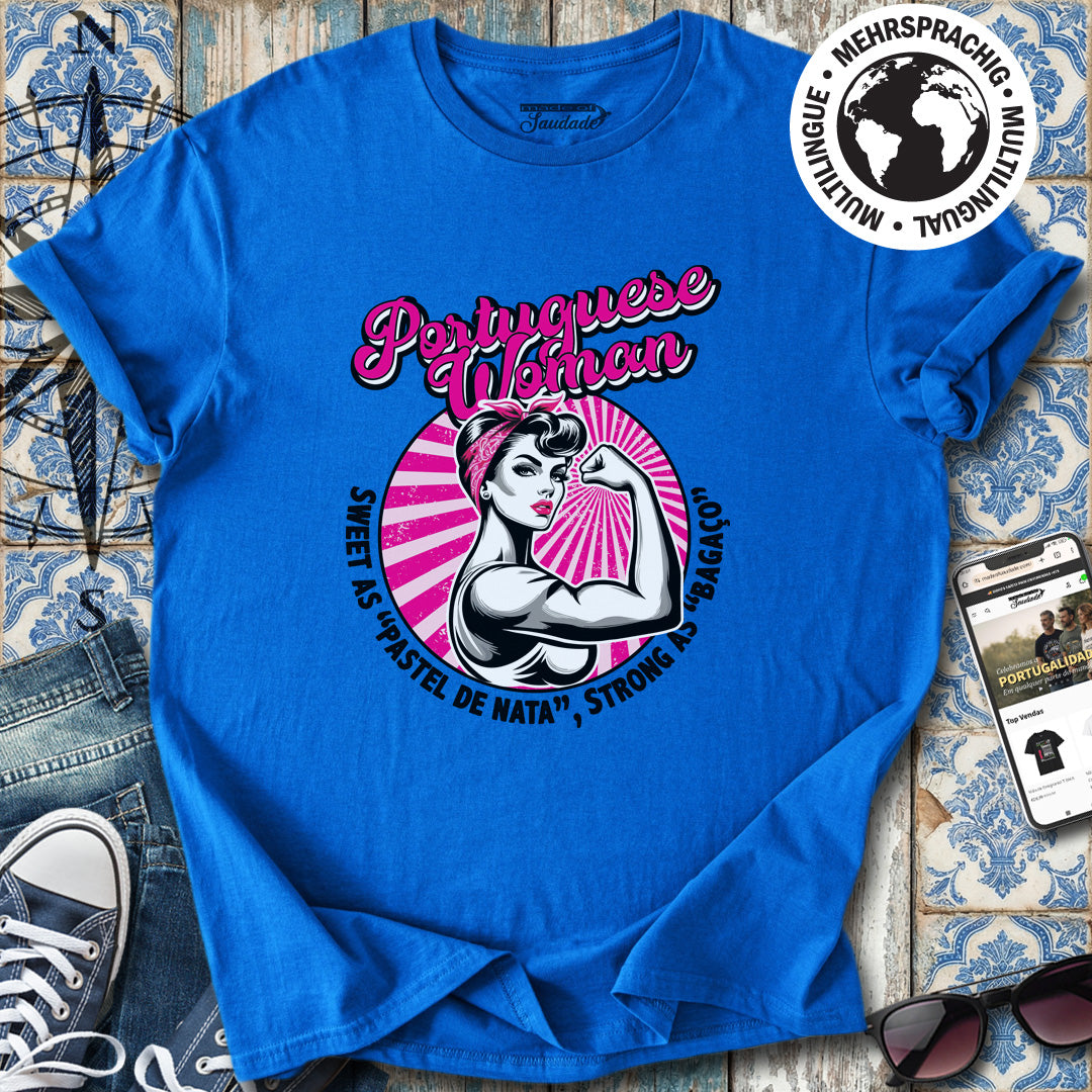 Portuguese Woman Sweet Strong (ENG) T-Shirt