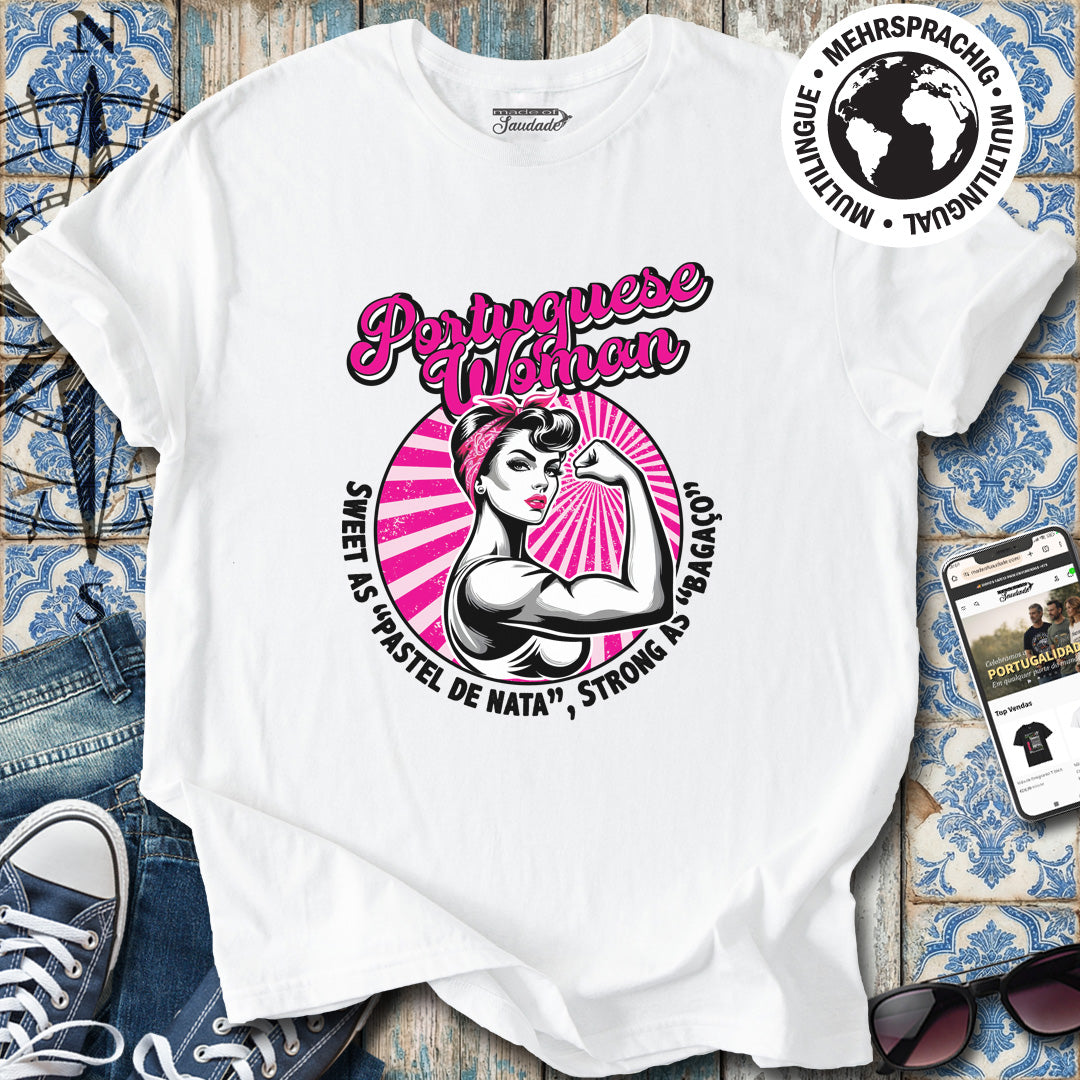 Portuguese Woman Sweet Strong (ENG) T-Shirt