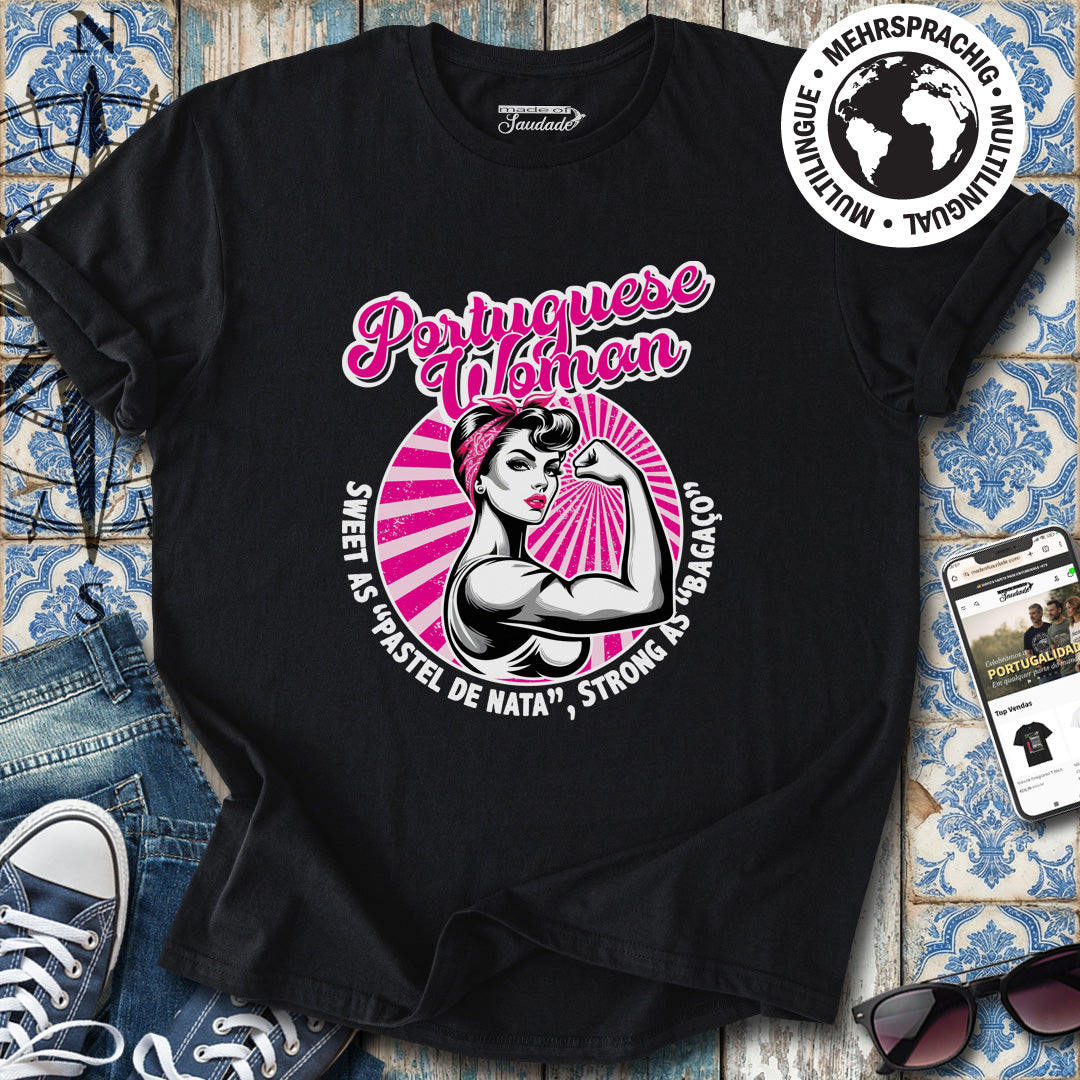 Portuguese Woman Sweet Strong (ENG) T-Shirt