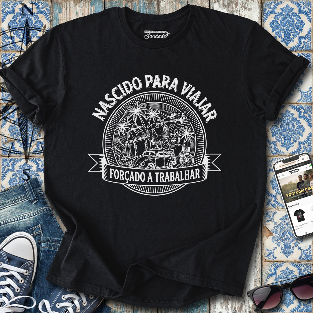 Nascido para Viajar (MASC) T-Shirt