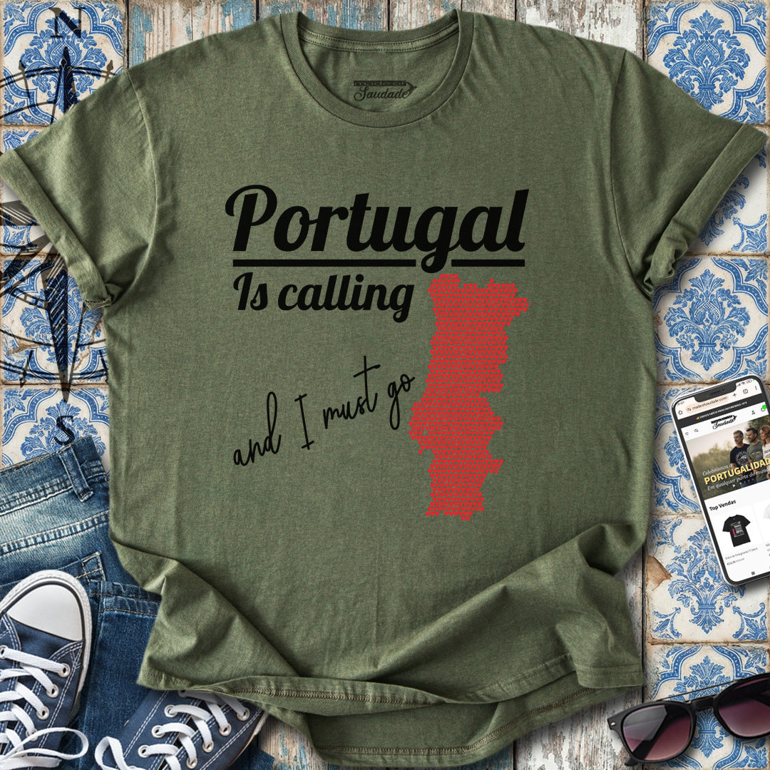 Portugal Calling Hearts T-Shirt