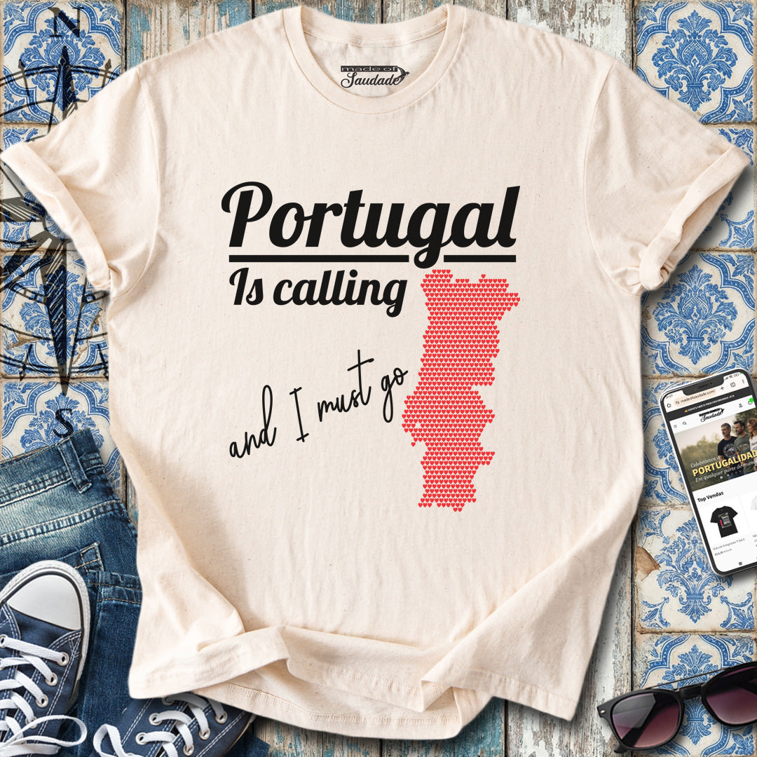 Portugal Calling Hearts T-Shirt