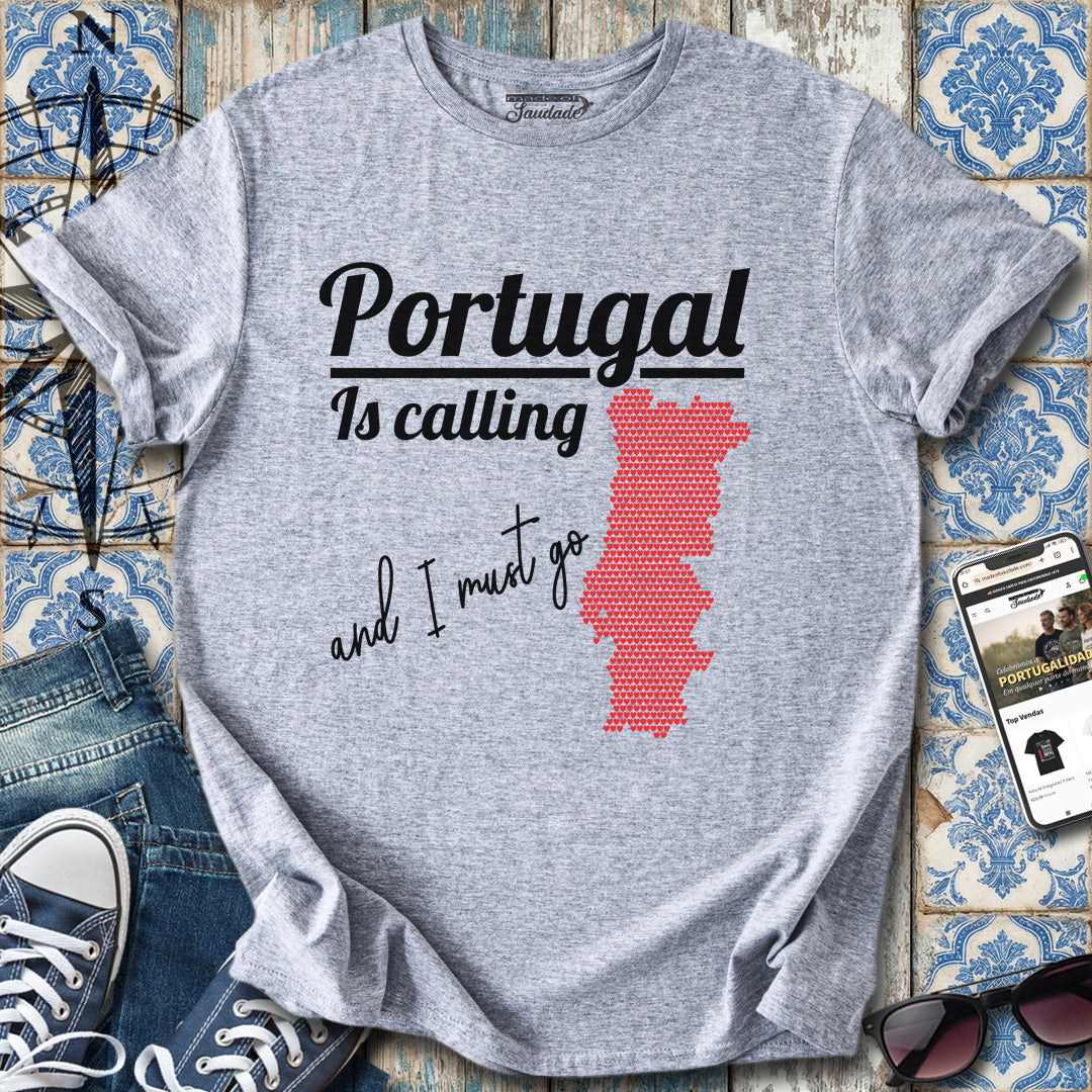 Portugal Calling Hearts T-Shirt