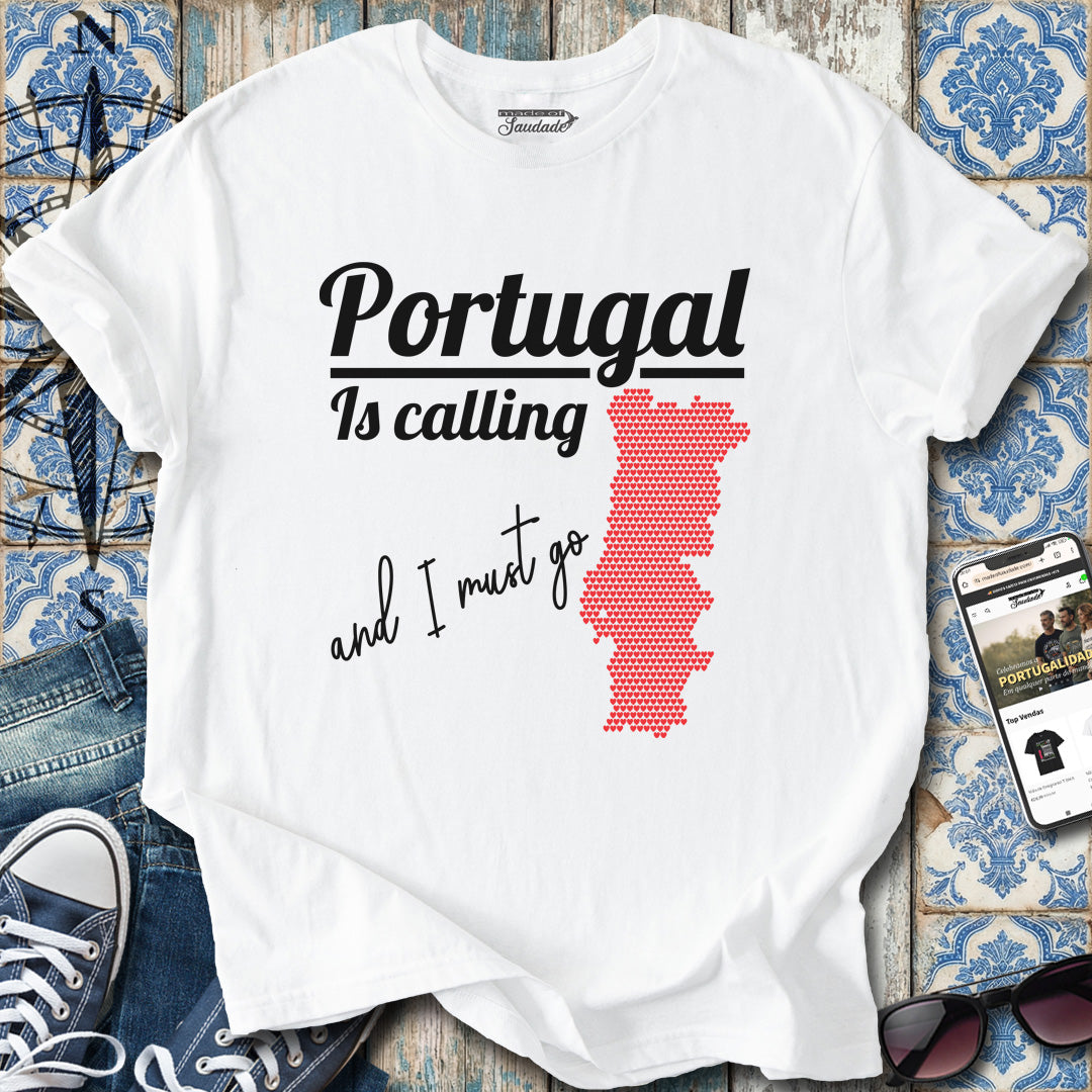 Portugal Calling Hearts T-Shirt