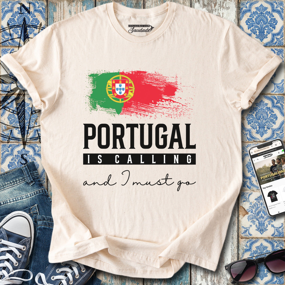 Portugal Calling Flaggen-T-Shirt