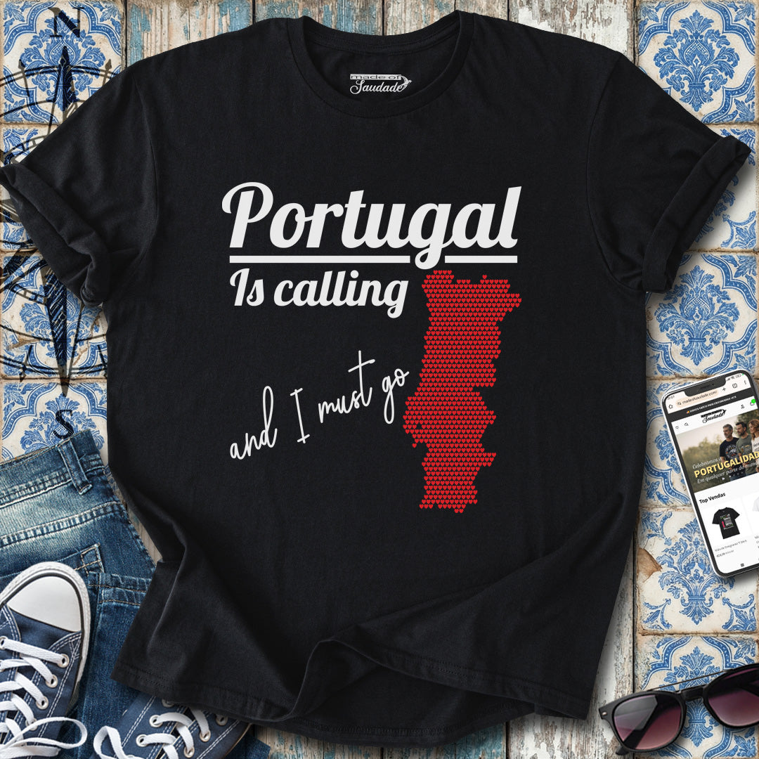 Portugal Calling Hearts T-Shirt