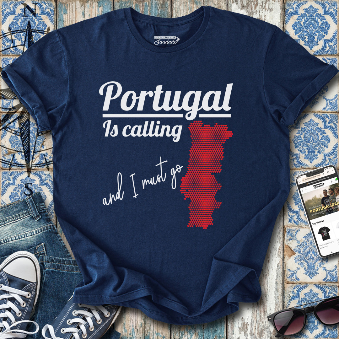 Portugal Calling Hearts T-Shirt