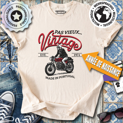 Personalisierbares T-Shirt Classico Motorizada Portuguesa FR