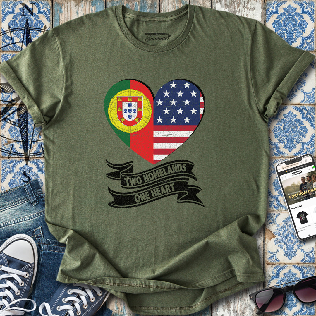 Two Loves USA Portugal T-Shirt