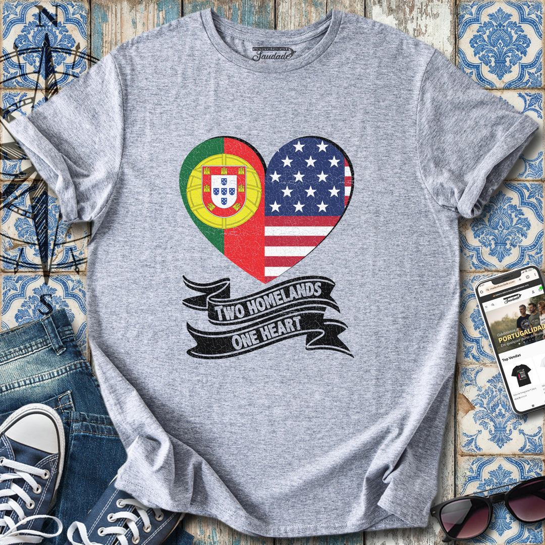 Two Loves USA Portugal T-shirt