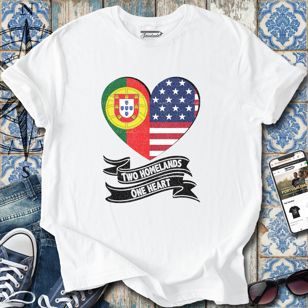 Two Loves USA Portugal T-Shirt