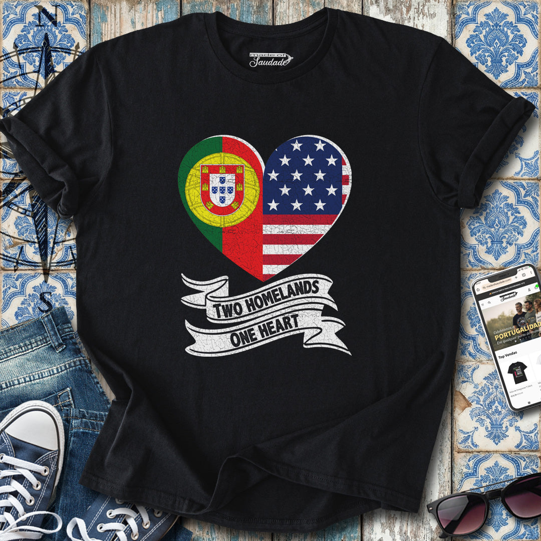 Two Loves USA Portugal T-Shirt