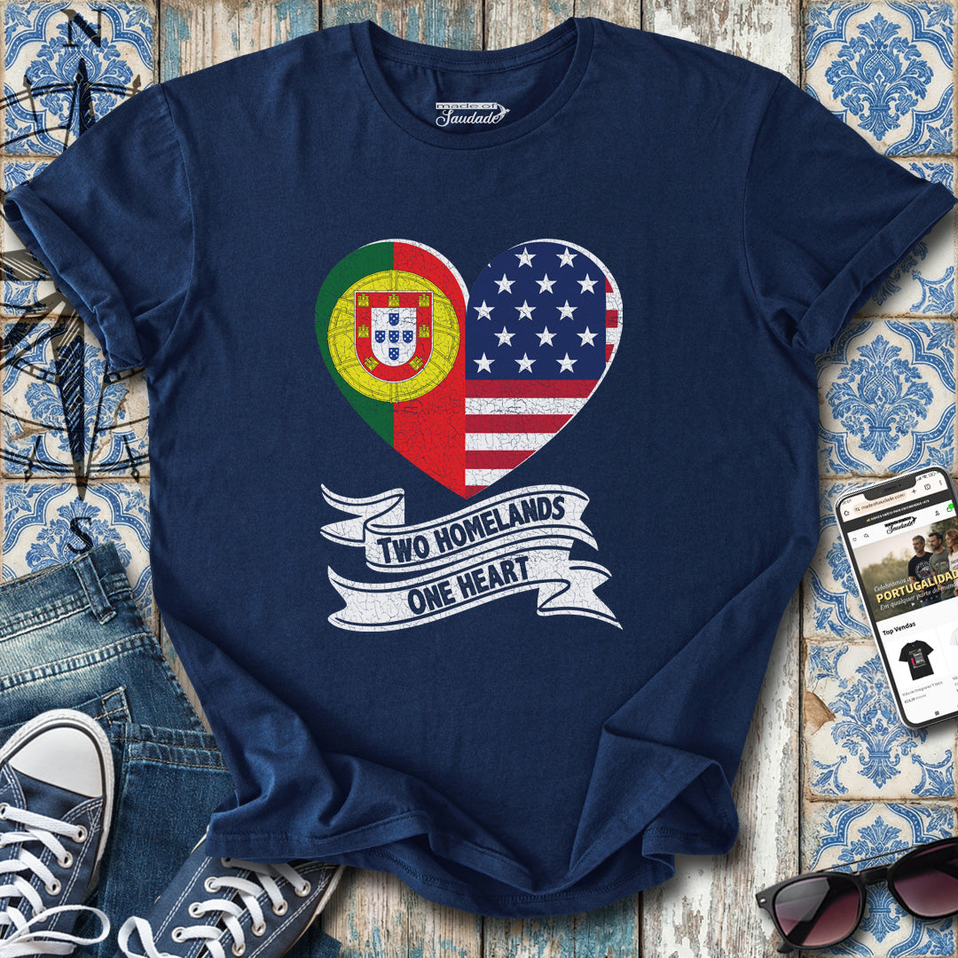 Two Loves USA Portugal T-Shirt