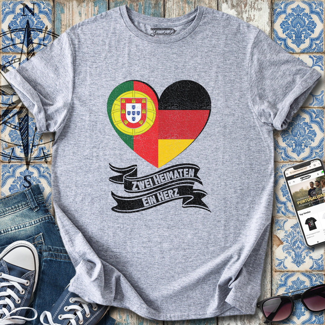 Two Loves Germany Portugal T-shirt