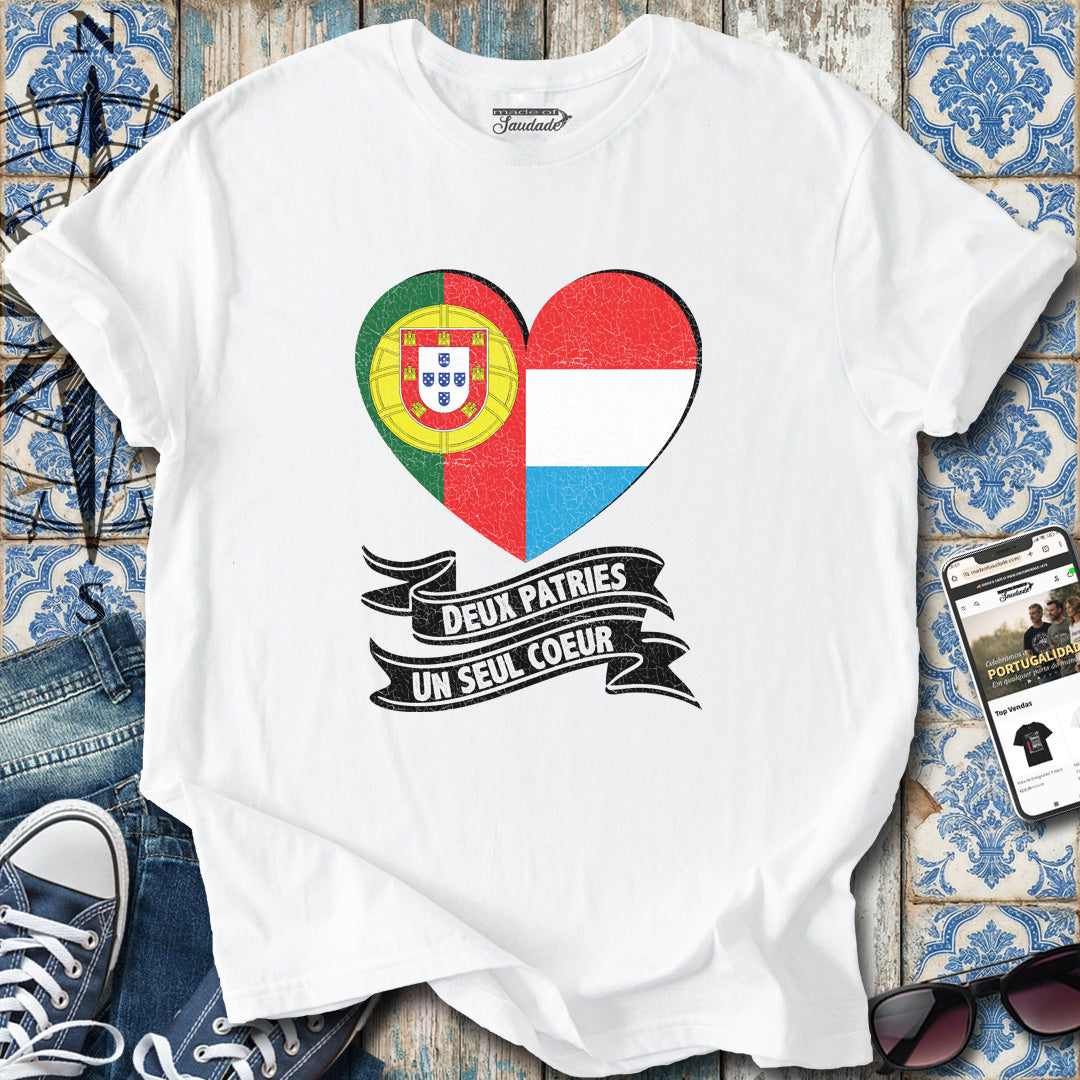 Two Loves Luxembourg Portugal FR T-Shirt