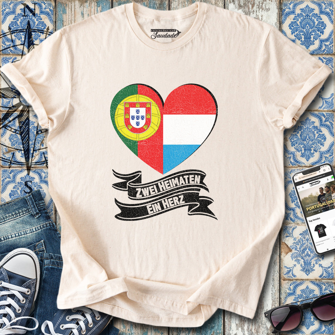 Two Loves Luxembourg Portugal GER T-Shirt