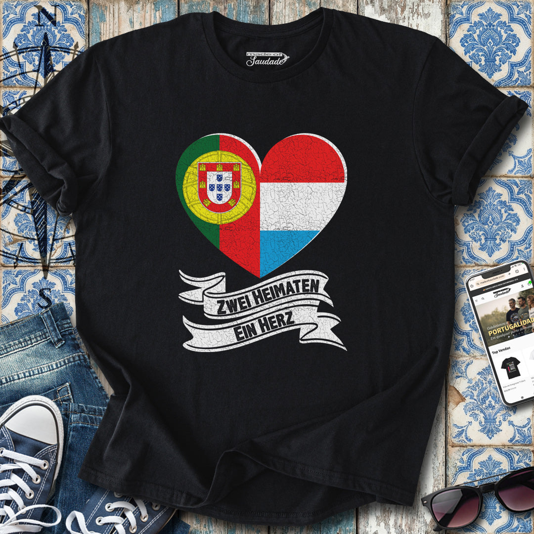 Two Loves Luxembourg Portugal GER T-Shirt