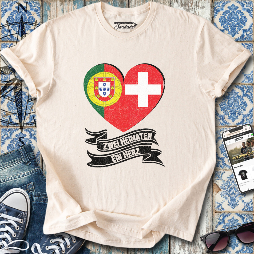 Two Loves Switzerland Portugal GER T-Shirt