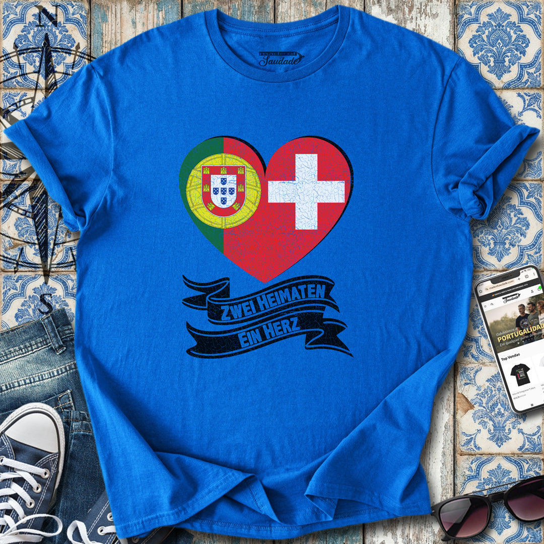 Two Loves Switzerland Portugal GER T-Shirt