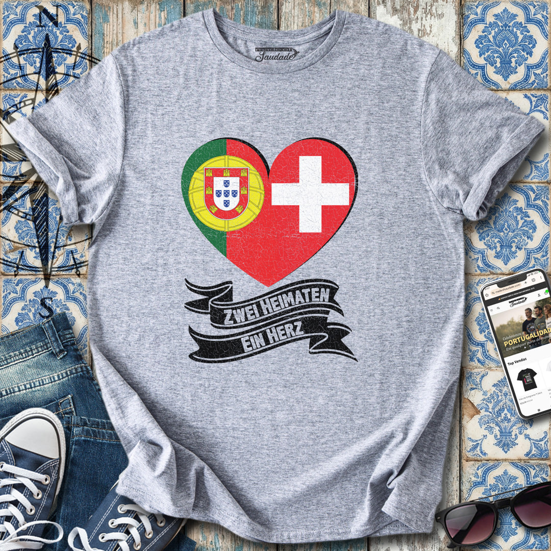 Two Loves Switzerland Portugal GER T-Shirt