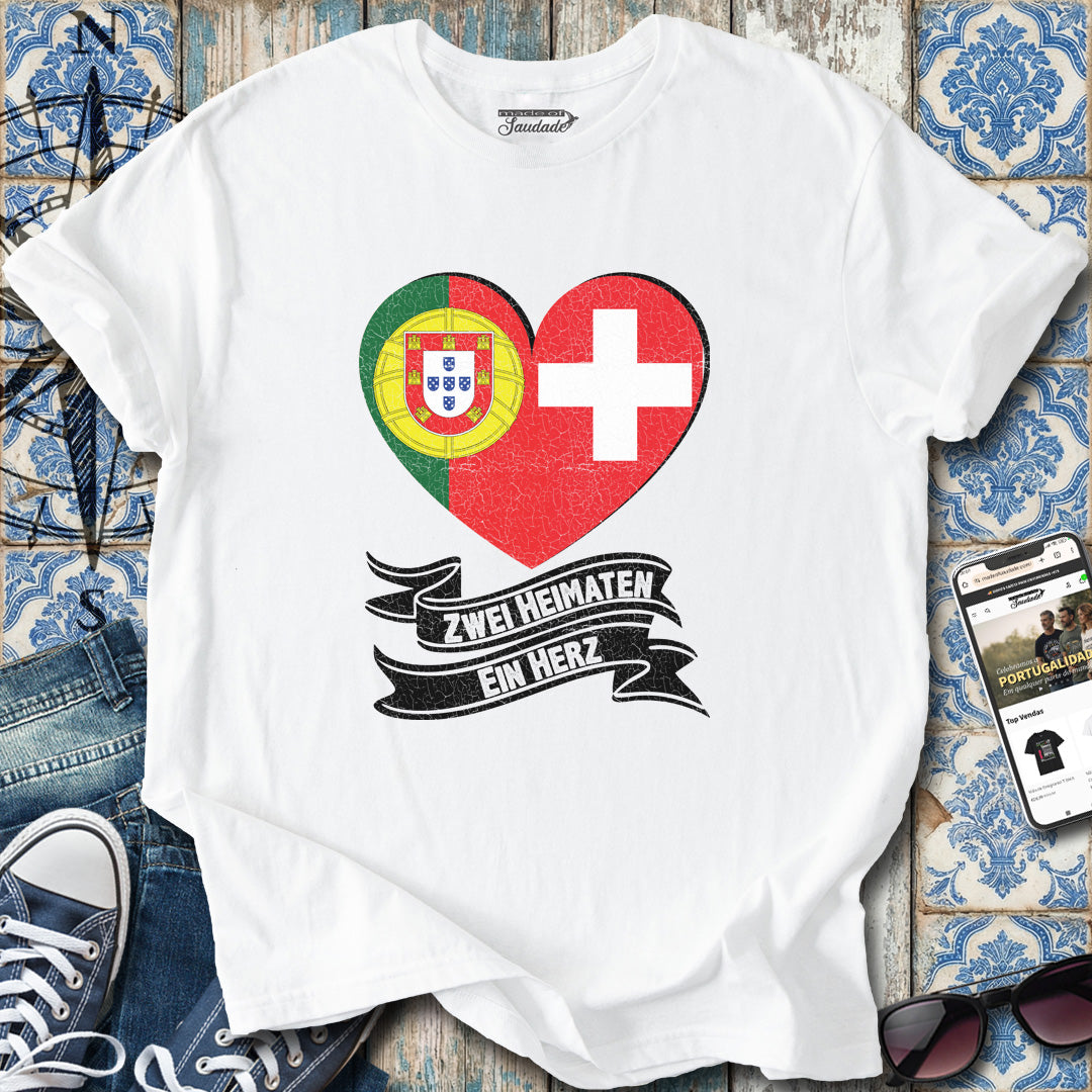 Two Loves Switzerland Portugal GER T-Shirt