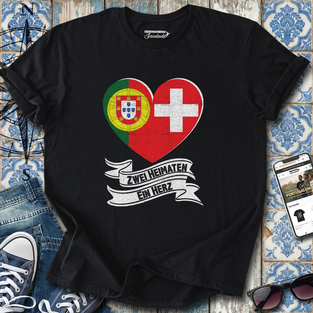 Two Loves Switzerland Portugal GER T-Shirt