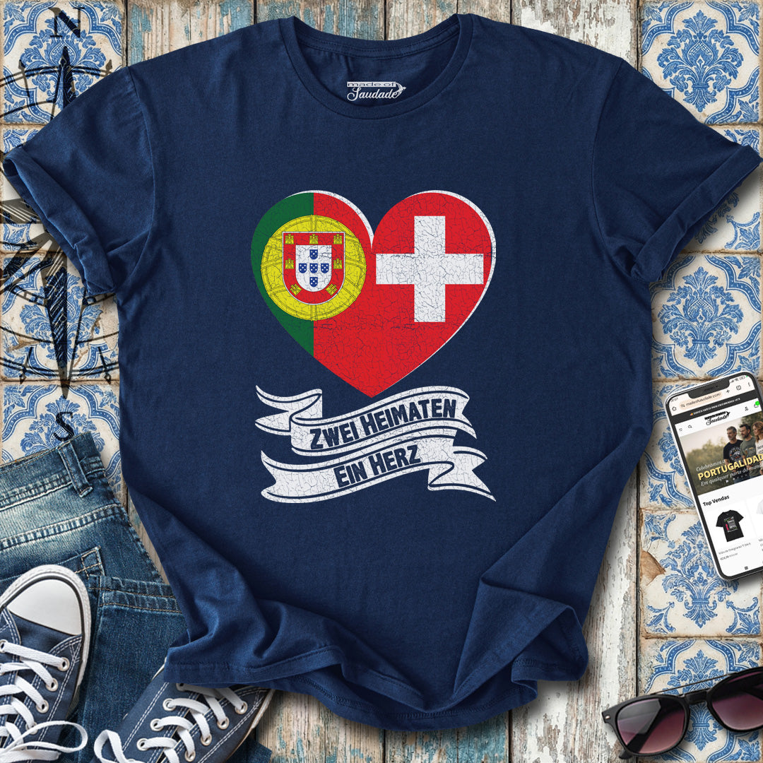 Two Loves Switzerland Portugal GER T-Shirt