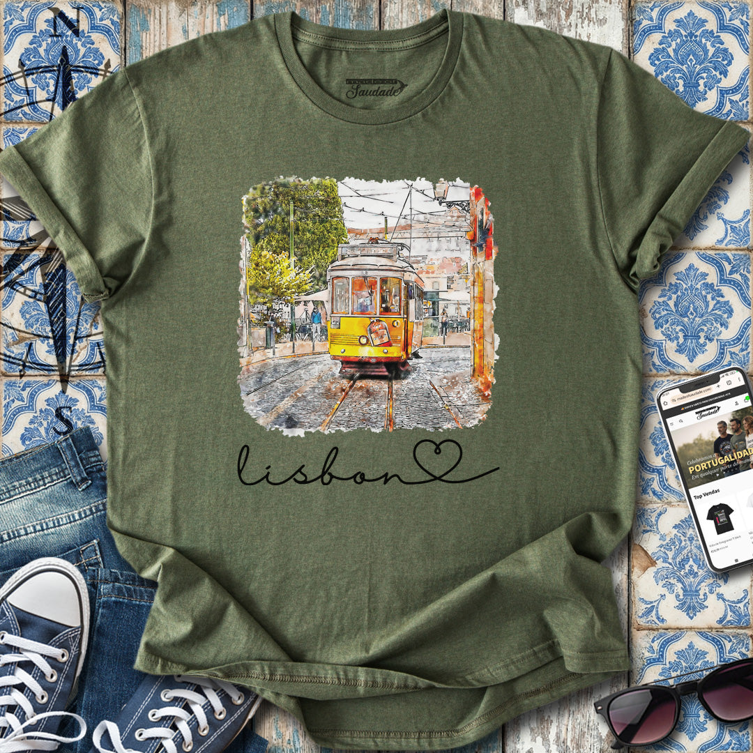 Straßenbahn Lissabon T-Shirt