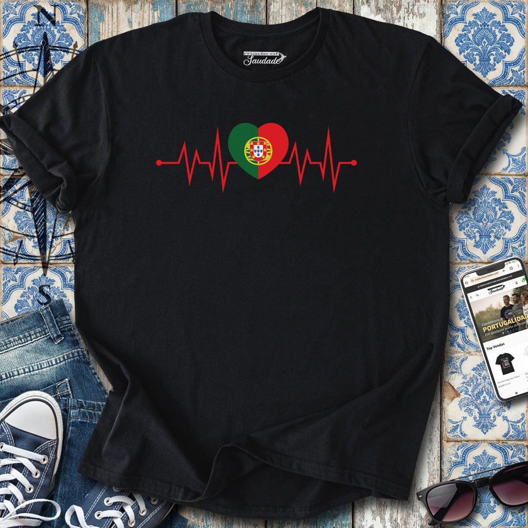 Herzschlag-T-Shirt