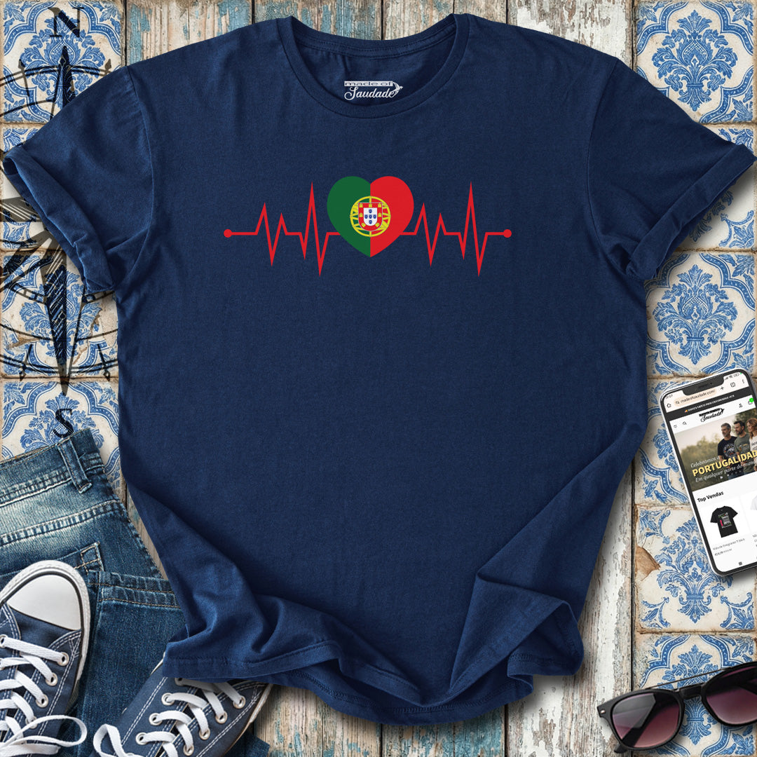 Herzschlag-T-Shirt