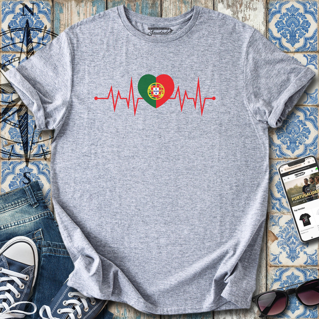 Herzschlag-T-Shirt