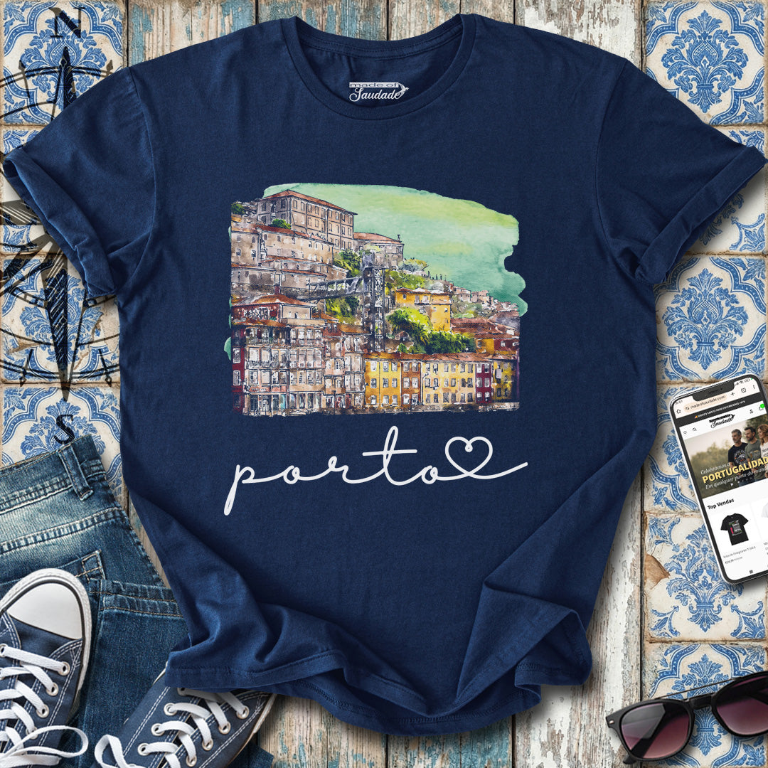 Porto Watercolor T-Shirt