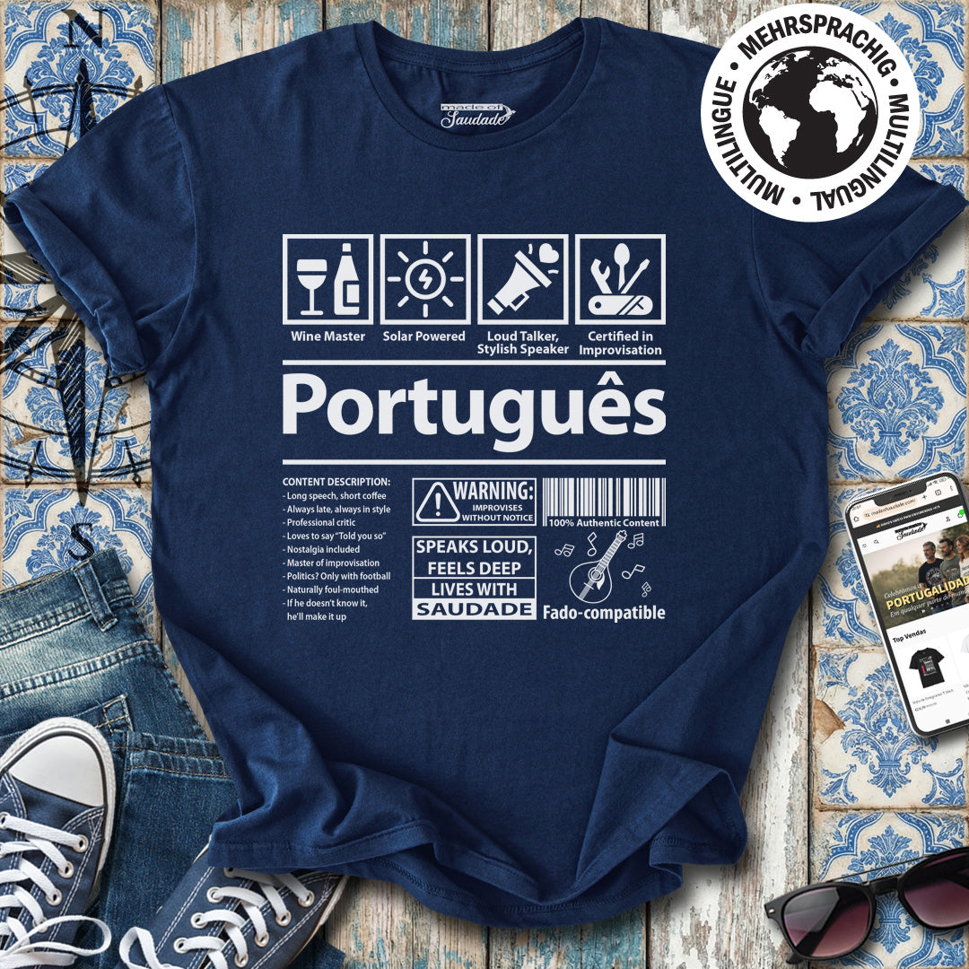 Das portugiesische - englische Version T-Shirt