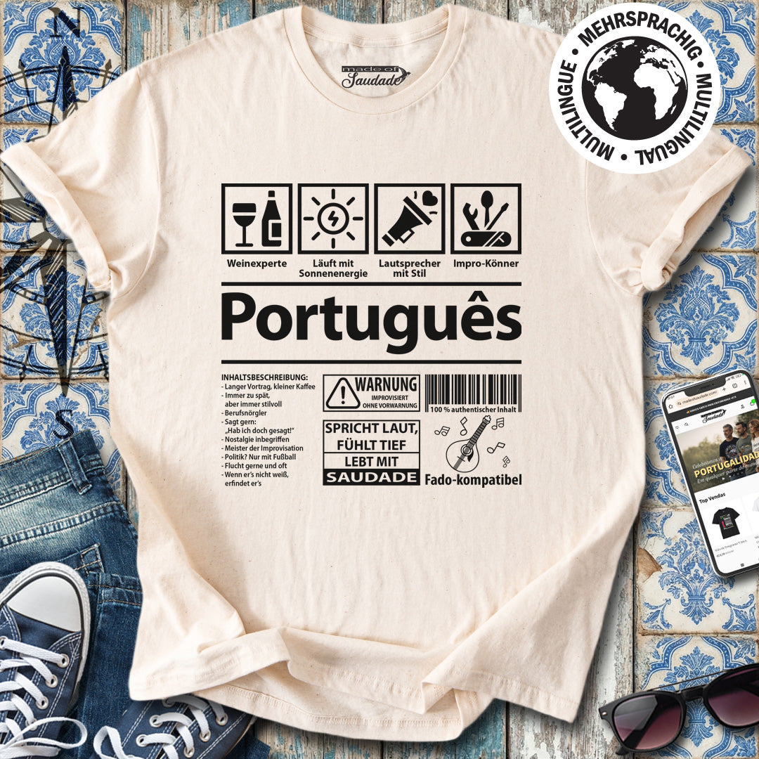 Portugiesisches T-Shirt (deutsche Version)