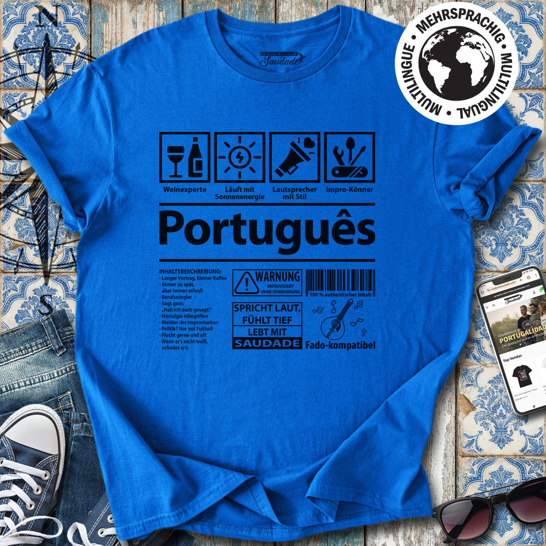 Portugiesisches T-Shirt (deutsche Version)