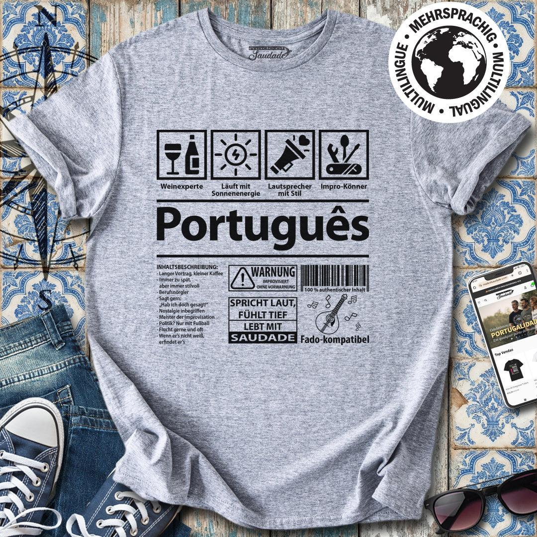 Portugiesisches T-Shirt (deutsche Version)