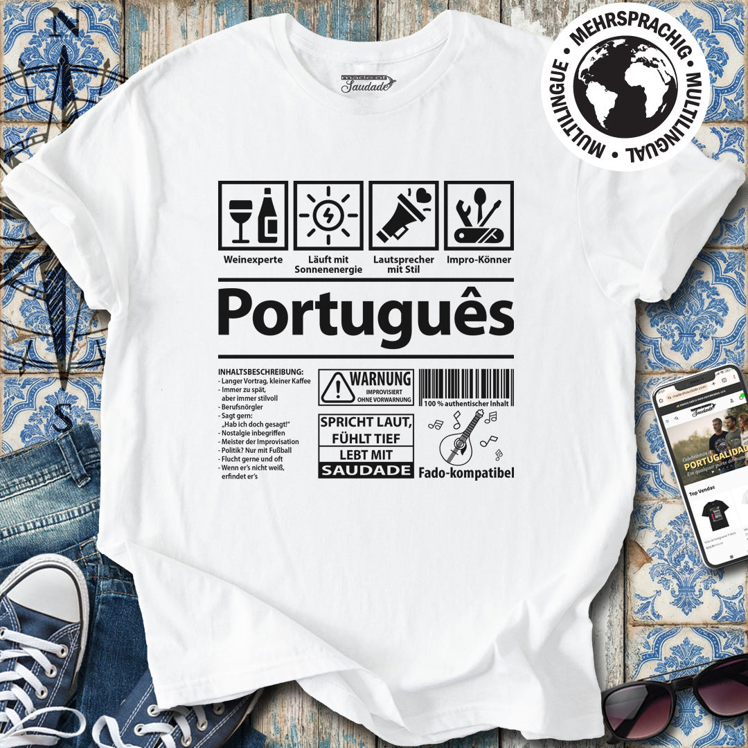 Portugiesisches T-Shirt (deutsche Version)