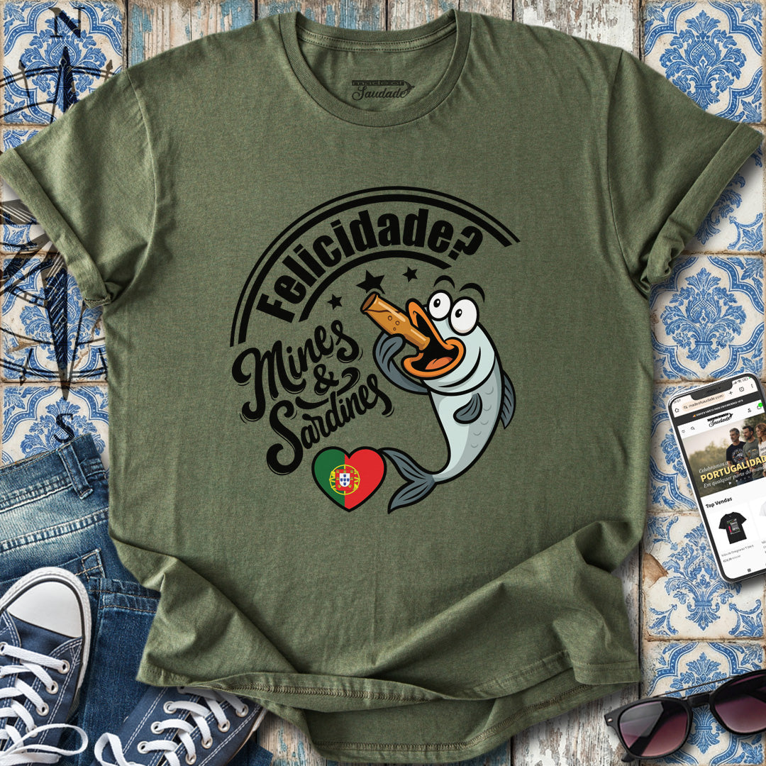 Felicidade Mines Sardines T-Shirt