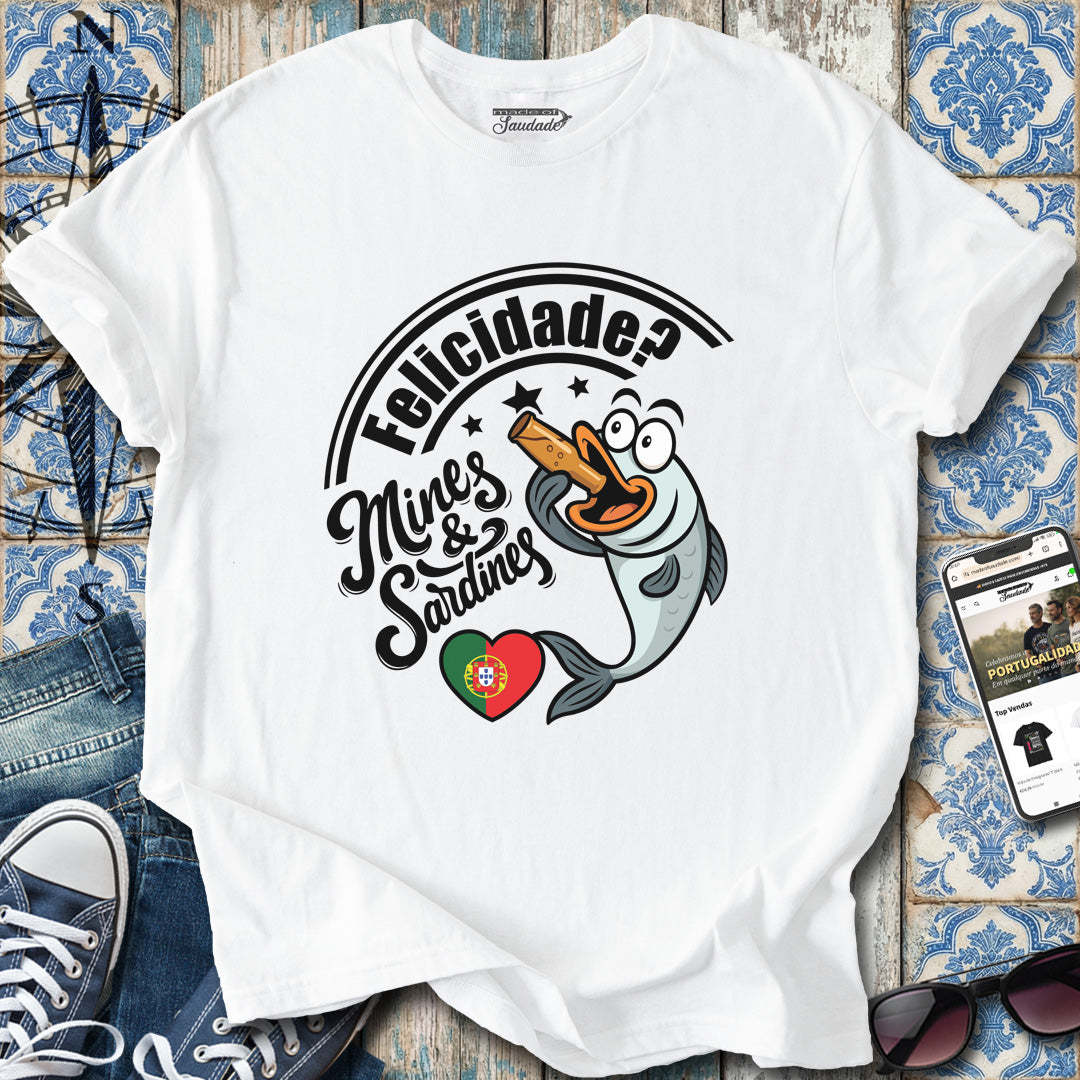 Felicidade Mines Sardines T-Shirt
