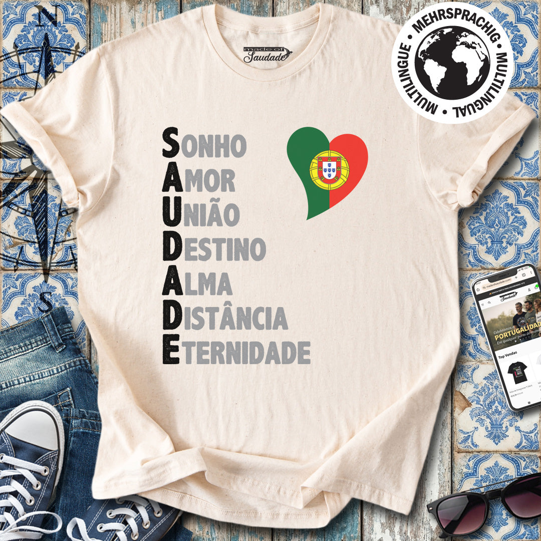 Saudade - Portugiesisches T-Shirt