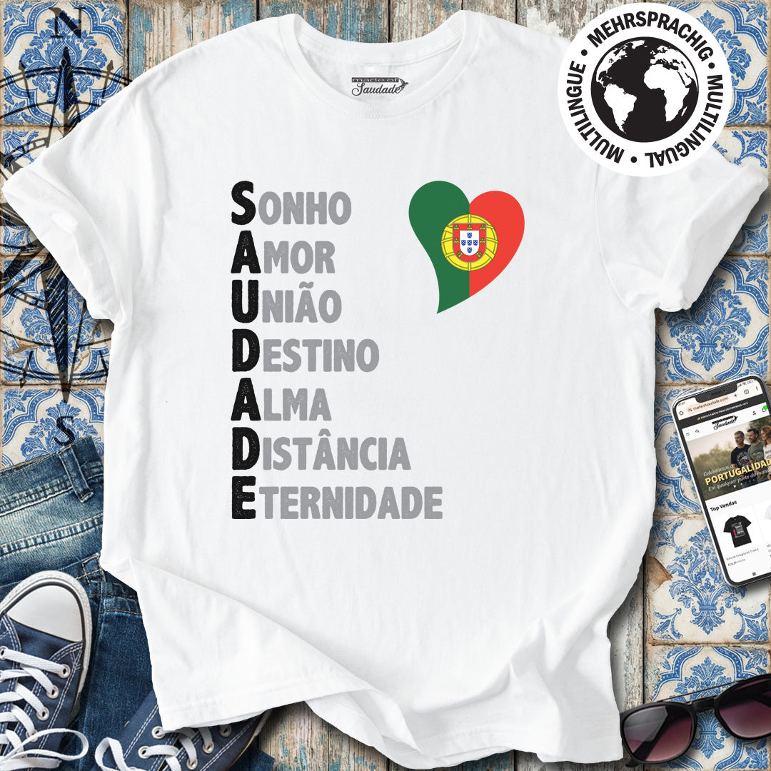 Saudade - Versão Portuguesa T-Shirt