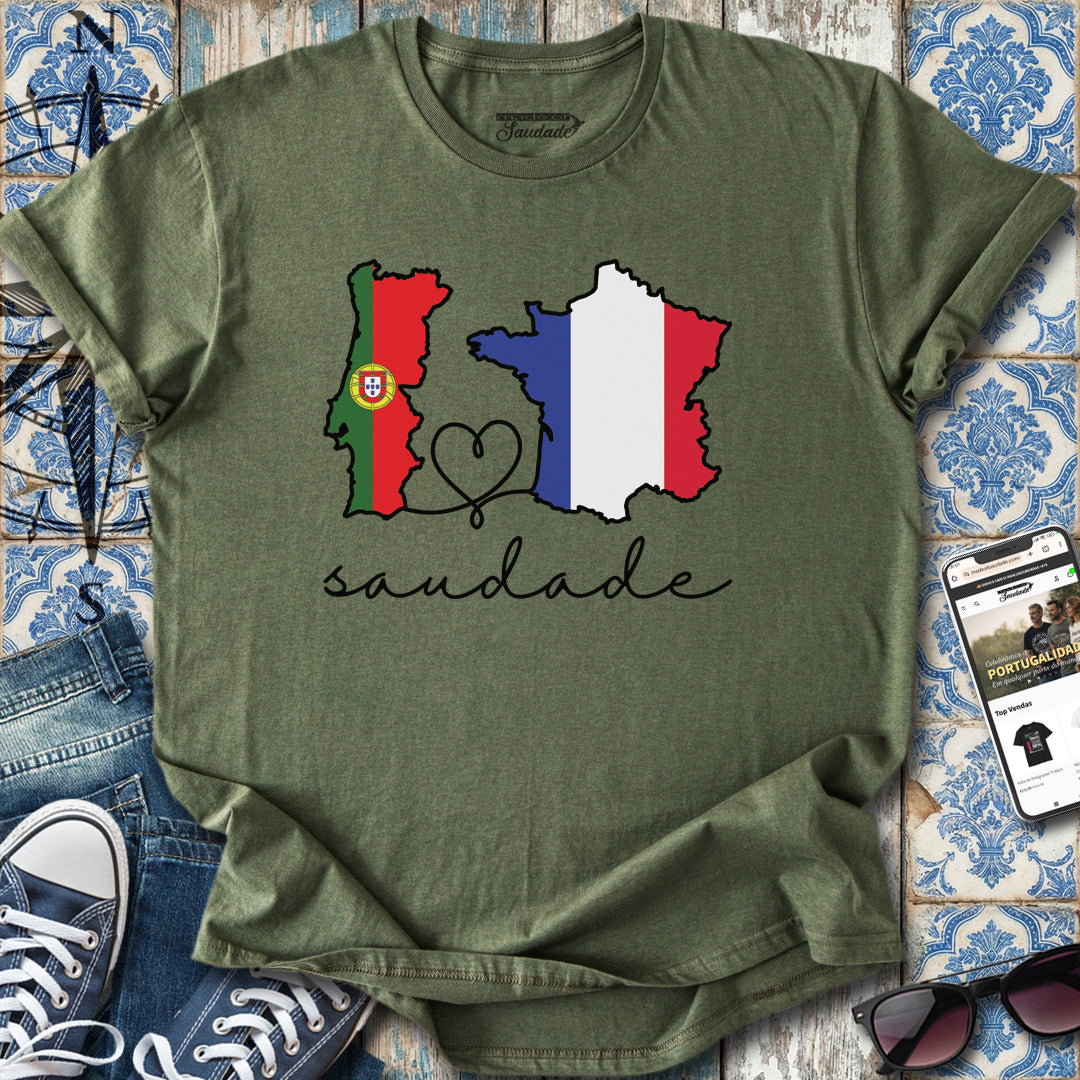 Longing for Portugal France T-shirt
