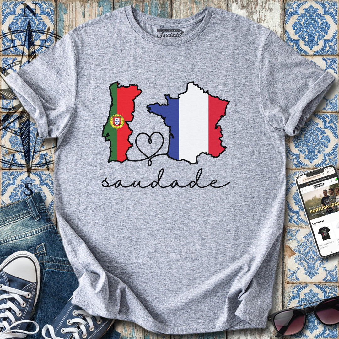 Longing for Portugal France T-shirt